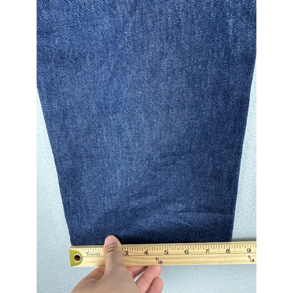 Levis Premium 501 Selvedge Denim Jeans Mens 26x36 (fits 30x35) Dark Wash Blue